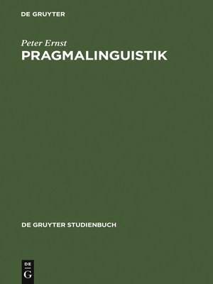 cover image of Pragmalinguistik
